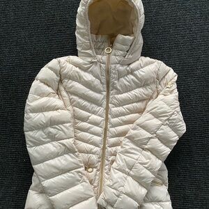 Michael Kors Size Small Cream Colored Puffer Jacket
